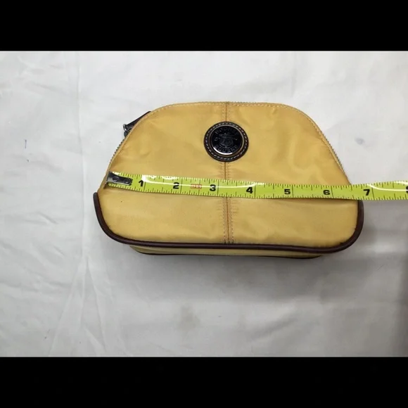 Dooney & Bourke Yellow Nylon Cosmetic Case - Picture 8 of 10